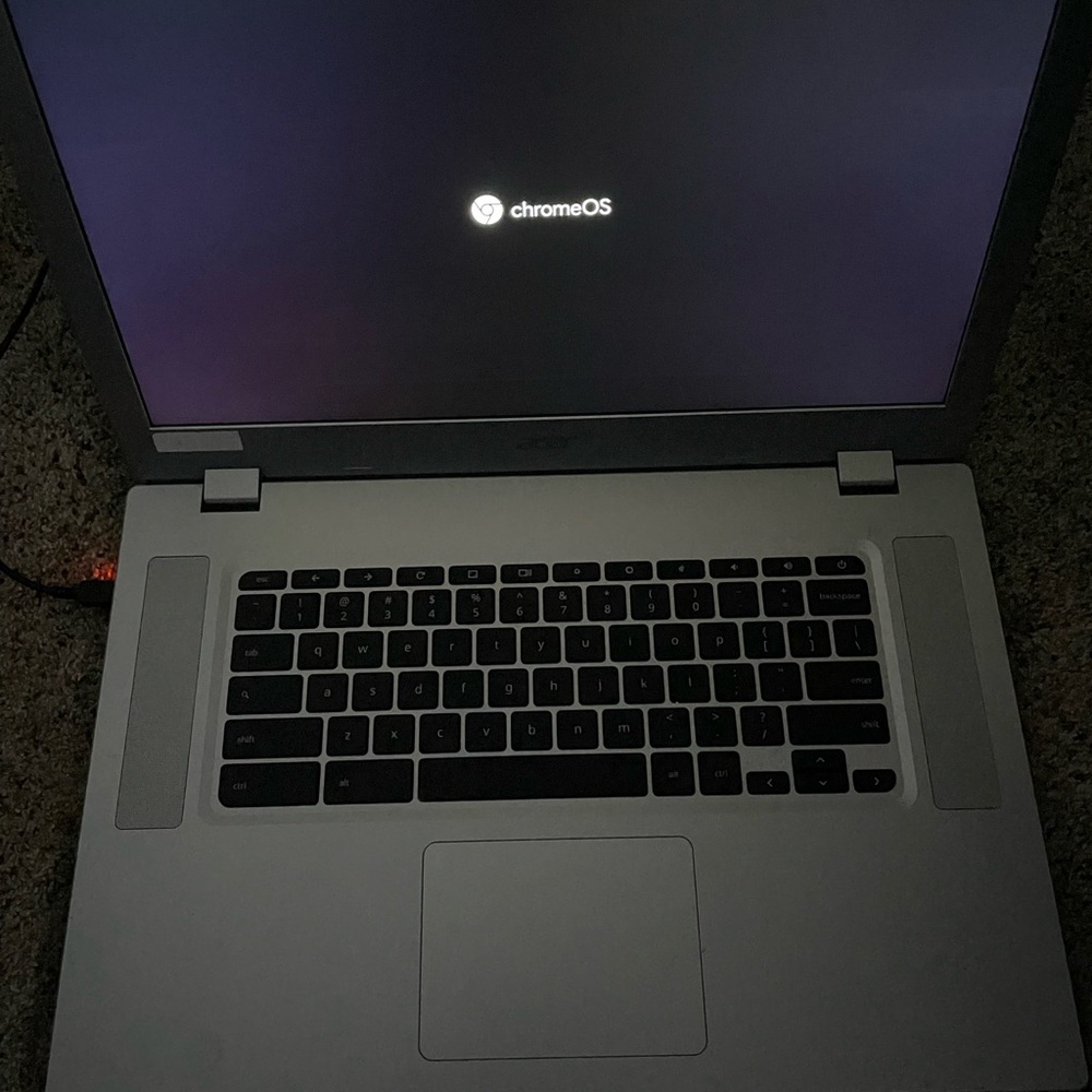 Acer Silver Chromebook Laptop with Chiclet Keyboard